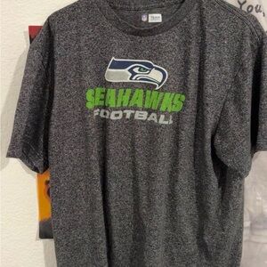 NFL Gray Seattle Seahawks Short Sleeve Tee